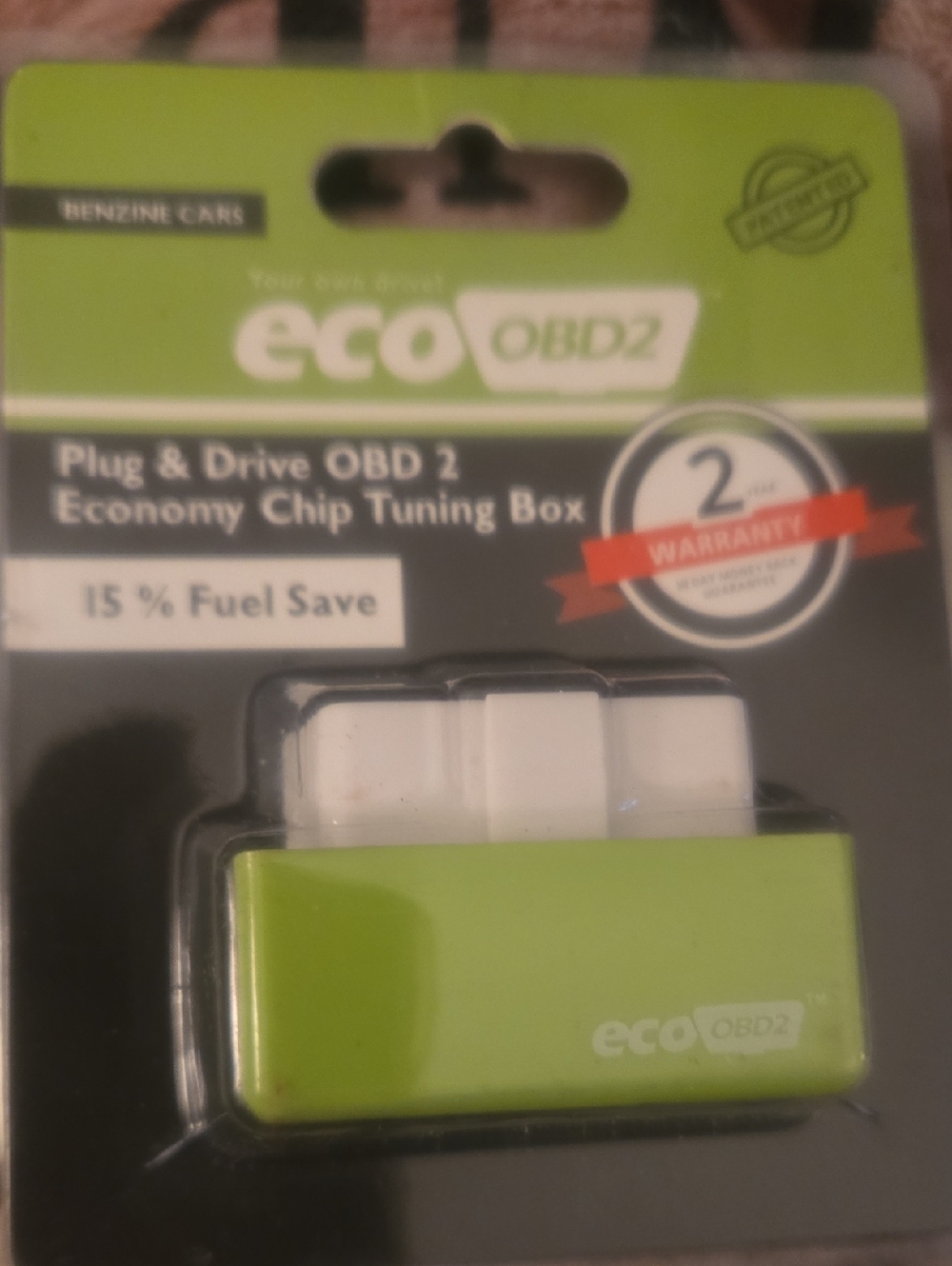 2 eco OBD2 Plug & Drive Economy Chip Tuning Box - Green
